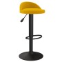 Taburetes de cocina 2 unidades terciopelo amarillo de vidaXL, Taburetes de cocina - Ref: Foro24-333608, Precio: 106,99 €, Des...