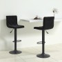 Kitchen stools 2 units black velvet by vidaXL, Kitchen stools - Ref: Foro24-333728, Price: 124,71 €, Discount: %