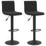 Kitchen stools 2 units black velvet by vidaXL, Kitchen stools - Ref: Foro24-333728, Price: 124,71 €, Discount: %