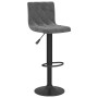 Kitchen stools 2 units dark gray velvet by vidaXL, Kitchen stools - Ref: Foro24-333732, Price: 125,03 €, Discount: %