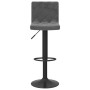 Kitchen stools 2 units dark gray velvet by vidaXL, Kitchen stools - Ref: Foro24-333732, Price: 125,03 €, Discount: %