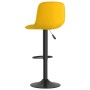 Kitchen stools 2 units yellow velvet by vidaXL, Kitchen stools - Ref: Foro24-333998, Price: 121,48 €, Discount: %