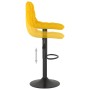 Kitchen stools 2 units yellow velvet by vidaXL, Kitchen stools - Ref: Foro24-333998, Price: 121,48 €, Discount: %