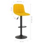 Kitchen stools 2 units yellow velvet by vidaXL, Kitchen stools - Ref: Foro24-333998, Price: 121,48 €, Discount: %