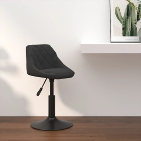 Black Velvet Kitchen Stool by vidaXL, Kitchen stools - Ref: Foro24-335313, Price: 76,36 €, Discount: %