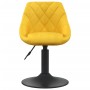 Mustard Yellow Velvet Kitchen Stool by vidaXL, Kitchen stools - Ref: Foro24-335323, Price: 77,05 €, Discount: %