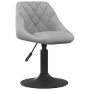 2 pcs Light Gray Velvet Swivel Dining Chairs by vidaXL, dining chairs - Ref: Foro24-335327, Price: 123,81 €, Discount: %