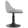 2 pcs Light Gray Velvet Swivel Dining Chairs by vidaXL, dining chairs - Ref: Foro24-335327, Price: 123,81 €, Discount: %