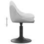 2 pcs Light Gray Velvet Swivel Dining Chairs by vidaXL, dining chairs - Ref: Foro24-335327, Price: 123,81 €, Discount: %