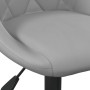 2 pcs Light Gray Velvet Swivel Dining Chairs by vidaXL, dining chairs - Ref: Foro24-335327, Price: 123,81 €, Discount: %