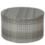 Muebles de jardín con cojines 4 piezas ratán sintético gris de vidaXL, Camas para exteriores - Ref: Foro24-43961, Precio: 544...