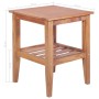 3-piece solid teak wood garden table and chairs set by vidaXL, Garden sets - Ref: Foro24-44736, Price: 205,32 €, Discount: %