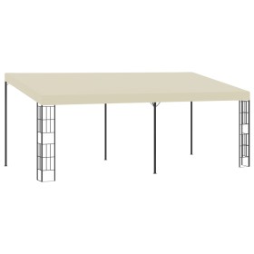 Gazebo with wall mounting cream fabric 3x6 m by vidaXL, Tents and gazebos - Ref: Foro24-47989, Price: 339,51 €, Discount: %