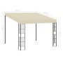 Pavillon mit Wandhalterung cremefarbener Stoff 3x3 m von vidaXL, Zelte und Pavillons - Ref: Foro24-47987, Preis: 220,14 €, Ra...