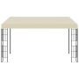 Wall-mounted gazebo with cream-colored fabric, 3x4 m. by vidaXL, Tents and gazebos - Ref: Foro24-47988, Price: 252,94 €, Disc...