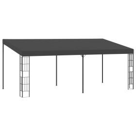 Gazebo with wall mounting anthracite gray fabric 3x6 m by vidaXL, Tents and gazebos - Ref: Foro24-47992, Price: 439,99 €, Dis...