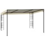 Wall-mounted gazebo with cream-colored fabric, 3x4 m. by vidaXL, Tents and gazebos - Ref: Foro24-47988, Price: 252,94 €, Disc...