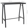 High garden table black tempered glass 110x60x110 cm by vidaXL, Garden tables - Ref: Foro24-48121, Price: 142,68 €, Discount: %