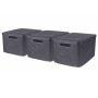 Curver Storage boxes with lid Style 3 units L anthracite gray by Curver, Storage baskets - Ref: Foro24-427235, Price: 85,01 €...