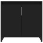 Armario de baño madera contrachapada negro 60x33x61 cm de vidaXL, Muebles de baño - Ref: Foro24-802643, Precio: 55,99 €, Desc...