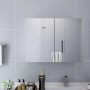 Bathroom cabinet with white MDF mirror 80x15x60 cm by vidaXL, bathroom vanities - Ref: Foro24-325186, Price: 119,95 €, Discou...