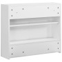 Armario de baño con espejo MDF blanco 80x15x60 cm de vidaXL, Tocadores de baño - Ref: Foro24-325186, Precio: 119,95 €, Descue...