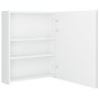 Hellweißer LED-Spiegel-Badezimmerschrank 50x14x60 cm von vidaXL, Badezimmerwaschtische - Ref: Foro24-326486, Preis: 108,10 €,...