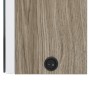 Bathroom cabinet with LED mirror white and oak 89x14x62 cm by vidaXL, bathroom vanities - Ref: Foro24-326530, Price: 152,18 €...