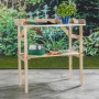 HI Mesa de cultivo de madera 82x38x78 cm de HI, Soportes para macetas - Ref: Foro24-435229, Precio: 64,15 €, Descuento: %