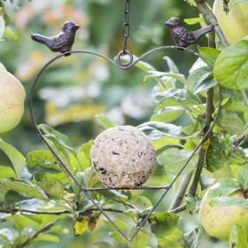 HI Brown Heart Shaped Bird Feeder 23.5 cm by HI, Bird feeders - Ref: Foro24-435233, Price: 16,99 €, Discount: %