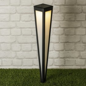 HI Solar LED garden lamp with black spike 75 cm by HI, Outdoor lighting - Ref: Foro24-435253, Price: 28,99 €, Discount: %