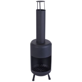 ProGarden Chimenea ambiental negra de ProGarden, Chimeneas - Ref: Foro24-436115, Precio: 83,44 €, Descuento: %