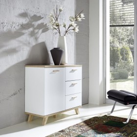 Germania GW-Oslo white and oak drawer unit by Germania, Drawers - Ref: Foro24-440222, Price: 342,99 €, Discount: %