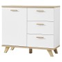 Germania GW-Oslo white and oak drawer unit by Germania, Drawers - Ref: Foro24-440222, Price: 342,99 €, Discount: %