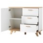 Germania GW-Oslo white and oak drawer unit by Germania, Drawers - Ref: Foro24-440222, Price: 342,99 €, Discount: %