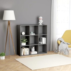 Gray engineered wood shelf 98x29x97.5 cm by vidaXL, Bookcases and shelves - Ref: Foro24-801127, Price: 93,40 €, Discount: %