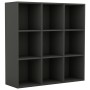 Estantería madera de ingeniería gris 98x29x97,5 cm de vidaXL, Librerías y estanterías - Ref: Foro24-801127, Precio: 93,61 €, ...