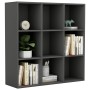 Estantería madera de ingeniería gris 98x29x97,5 cm de vidaXL, Librerías y estanterías - Ref: Foro24-801127, Precio: 93,61 €, ...