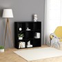 Black engineered wood shelf 98x29x97.5 cm by vidaXL, Bookcases and shelves - Ref: Foro24-801126, Price: 67,29 €, Discount: %