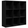 Estantería madera de ingeniería negro 98x29x97,5 cm de vidaXL, Librerías y estanterías - Ref: Foro24-801126, Precio: 69,99 €,...