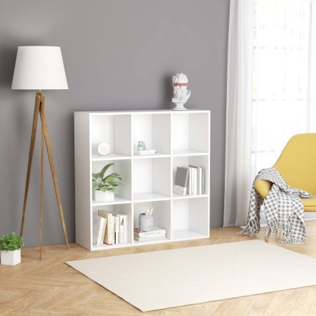 Weißes Regal aus Holzwerkstoff, 98 x 29 x 97,5 cm von vidaXL, Bücherregale und Regale - Ref: Foro24-801125, Preis: 74,37 €, R...