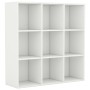 White engineered wood shelf 98x29x97.5 cm by vidaXL, Bookcases and shelves - Ref: Foro24-801125, Price: 74,37 €, Discount: %