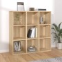 Sonoma oak engineered wood shelf 98x29x97.5 cm by vidaXL, Bookcases and shelves - Ref: Foro24-801128, Price: 75,30 €, Discoun...