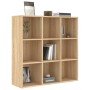 Sonoma oak engineered wood shelf 98x29x97.5 cm by vidaXL, Bookcases and shelves - Ref: Foro24-801128, Price: 78,99 €, Discoun...