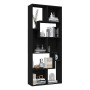 Black plywood bookcase shelf 67x24x161 cm by vidaXL, Bookcases and shelves - Ref: Foro24-801878, Price: 65,99 €, Discount: %