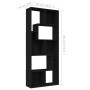 Black plywood bookcase shelf 67x24x161 cm by vidaXL, Bookcases and shelves - Ref: Foro24-801878, Price: 65,99 €, Discount: %