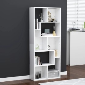 White plywood bookcase shelf 67x24x161 cm by vidaXL, Bookcases and shelves - Ref: Foro24-801877, Price: 74,99 €, Discount: %