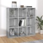 Estantería madera de ingeniería gris hormigón 98x29x97,5 cm de vidaXL, Librerías y estanterías - Ref: Foro24-801129, Precio: ...