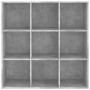 Estantería madera de ingeniería gris hormigón 98x29x97,5 cm de vidaXL, Librerías y estanterías - Ref: Foro24-801129, Precio: ...