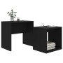 Set of black plywood coffee tables 48x30x45cm by vidaXL, Coffee table - Ref: Foro24-802886, Price: 35,99 €, Discount: %